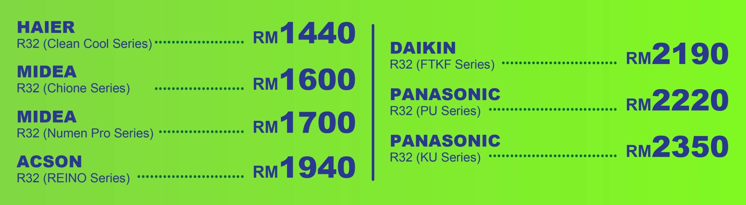 HARGA AIRCOND Sept 2026-in1.5